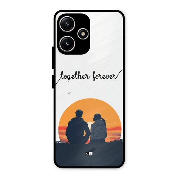 Together Forever Metal Back Case for Poco M6 Pro