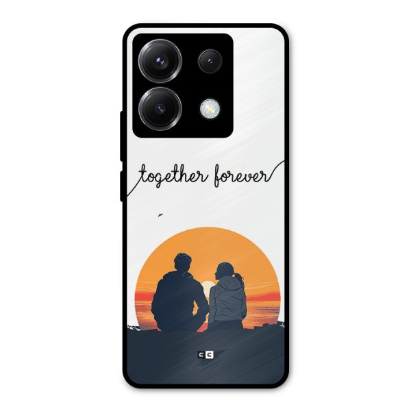 Together Forever Metal Back Case for Poco X6