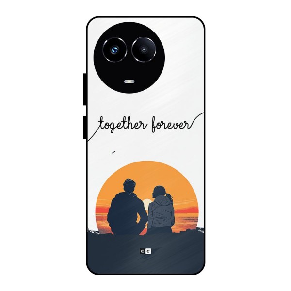 Together Forever Metal Back Case for Realme 11X