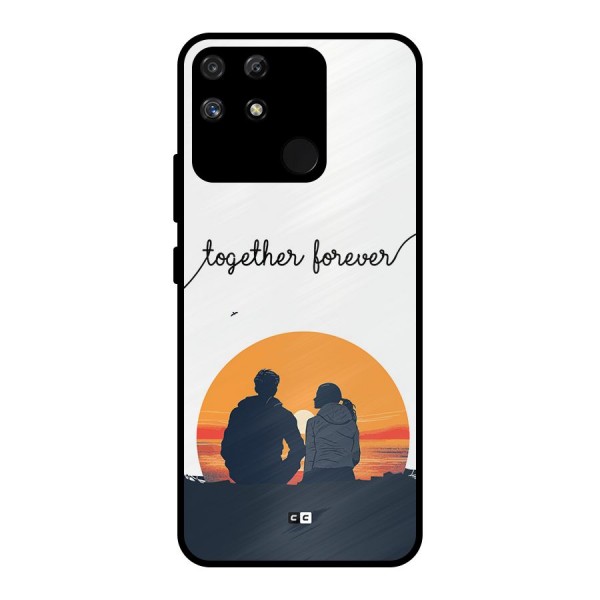 Together Forever Metal Back Case for Realme Narzo 50A
