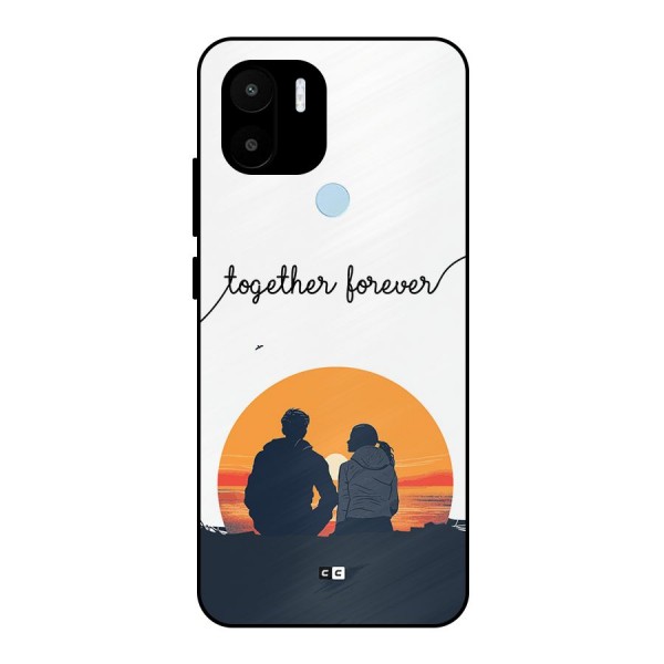 Together Forever Metal Back Case for Redmi A1 Plus