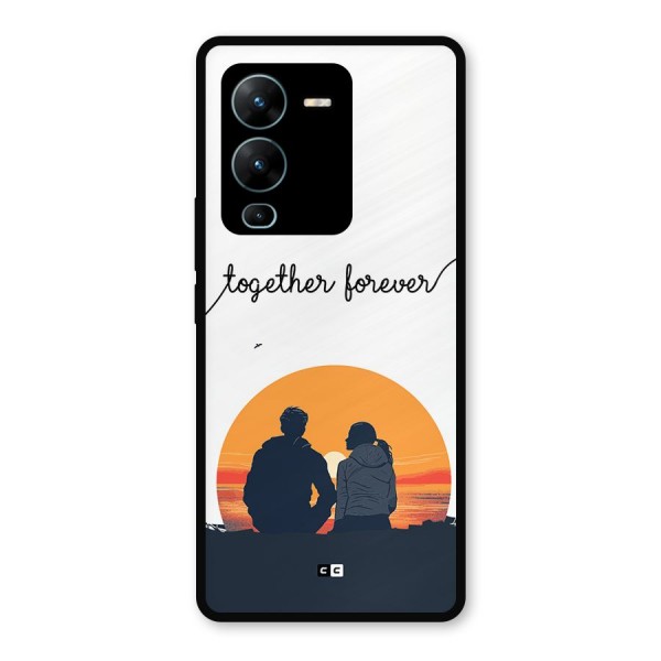 Together Forever Metal Back Case for Vivo V25 Pro