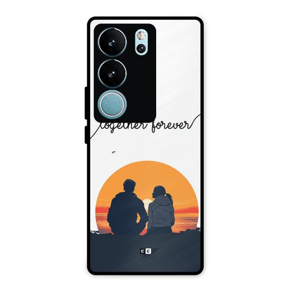 Together Forever Metal Back Case for Vivo V29 Pro