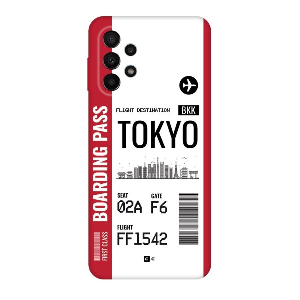 Tokyo Boarding Pass Back Case for Galaxy A23