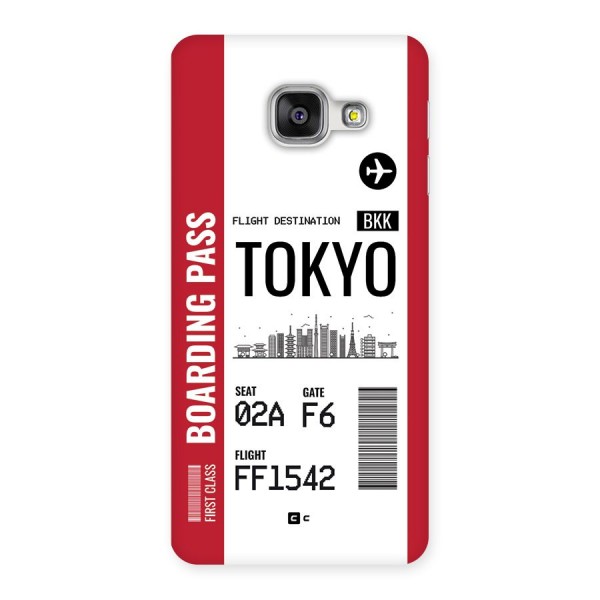 Tokyo Boarding Pass Back Case for Galaxy A3 (2016)