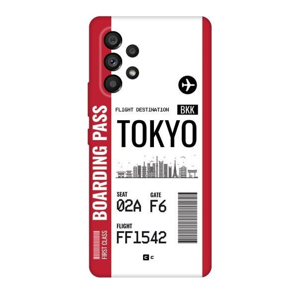 Tokyo Boarding Pass Back Case for Galaxy A53 5G