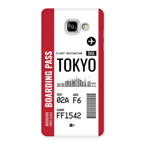 Tokyo Boarding Pass Back Case for Galaxy A5 (2016)