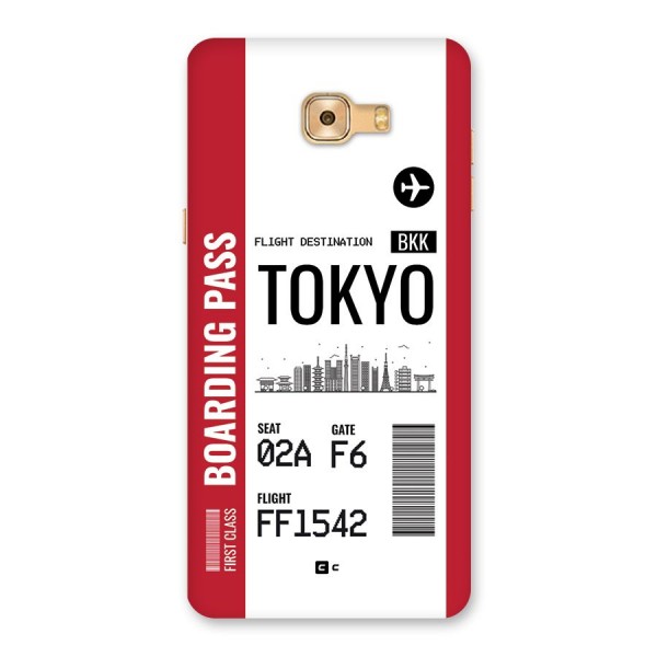 Tokyo Boarding Pass Back Case for Galaxy C9 Pro