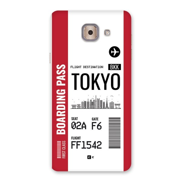 Tokyo Boarding Pass Back Case for Galaxy J7 Max