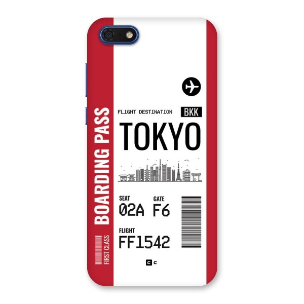 Tokyo Boarding Pass Back Case for Honor 7s