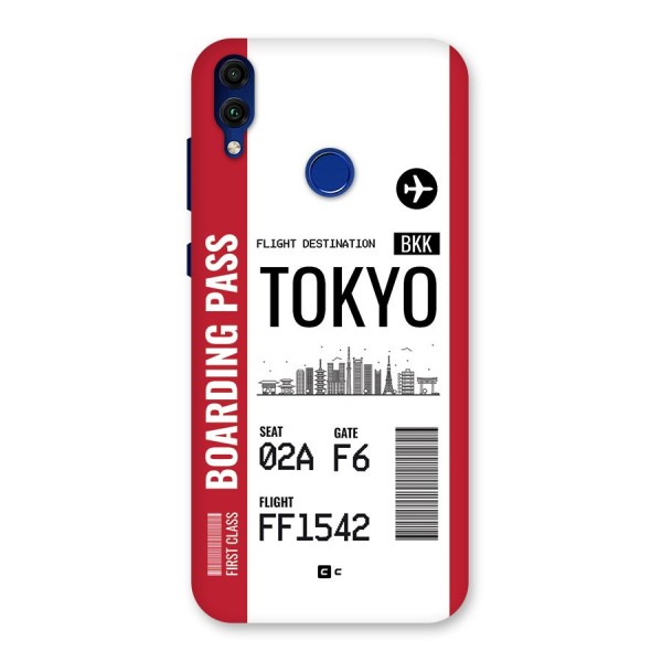 Tokyo Boarding Pass Back Case for Honor 8C