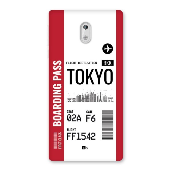 Tokyo Boarding Pass Back Case for Nokia 3