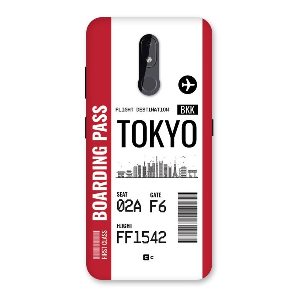 Tokyo Boarding Pass Back Case for Nokia 3.2