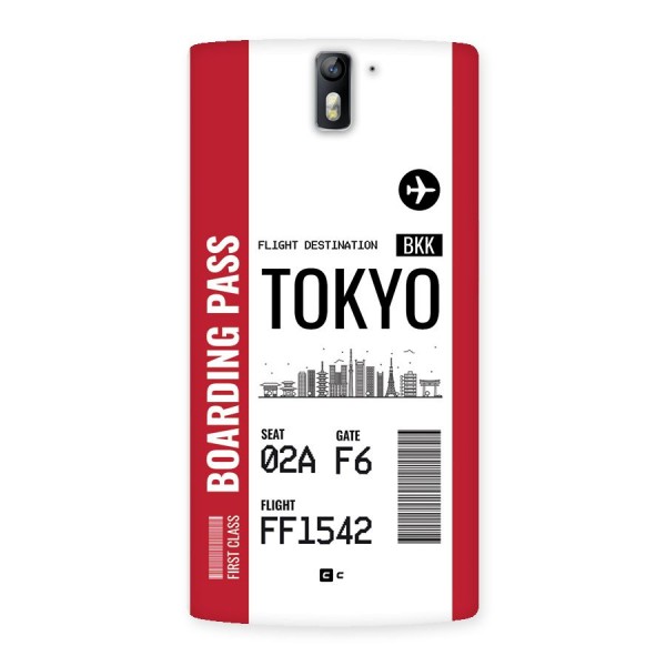 Tokyo Boarding Pass Back Case for OnePlus One