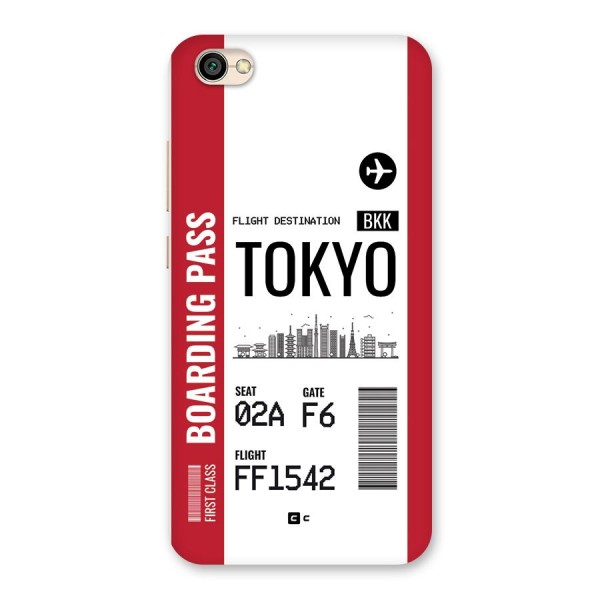 Tokyo Boarding Pass Back Case for Redmi Y1 Lite