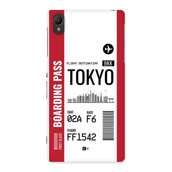 Tokyo Boarding Pass Back Case for Xperia Z2