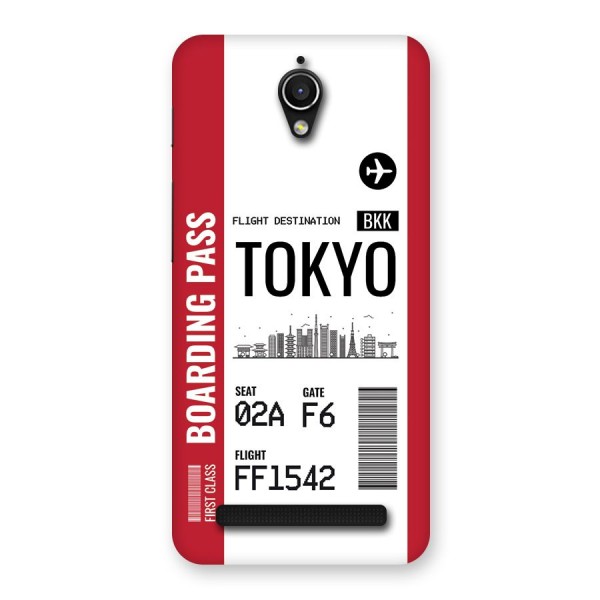 Tokyo Boarding Pass Back Case for Zenfone Go