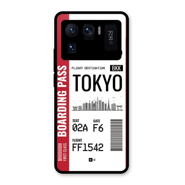 Tokyo Boarding Pass Glass Back Case for Mi 11 Ultra