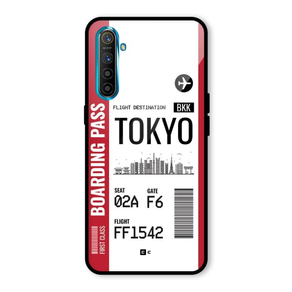 Tokyo Boarding Pass Glass Back Case for Realme X2