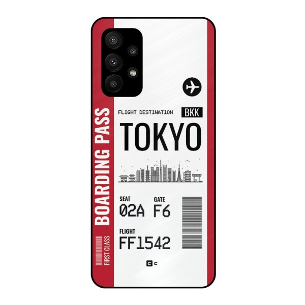 Tokyo Boarding Pass Metal Back Case for Galaxy A23