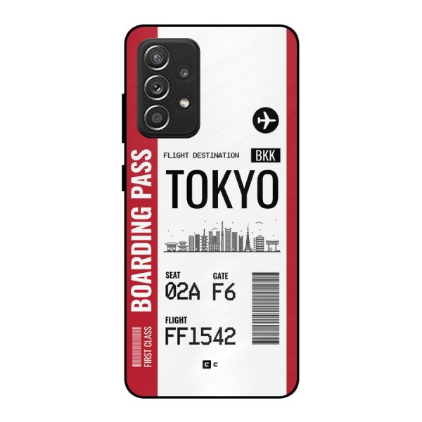 Tokyo Boarding Pass Metal Back Case for Galaxy A52