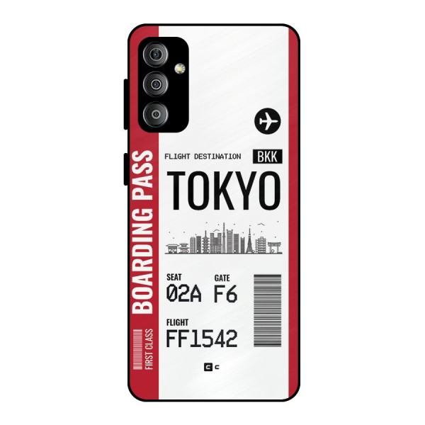 Tokyo Boarding Pass Metal Back Case for Galaxy F23