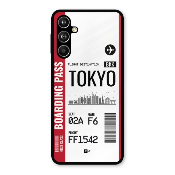 Tokyo Boarding Pass Metal Back Case for Galaxy F54