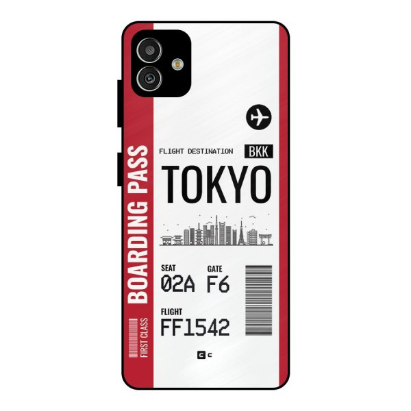 Tokyo Boarding Pass Metal Back Case for Galaxy M13 5G