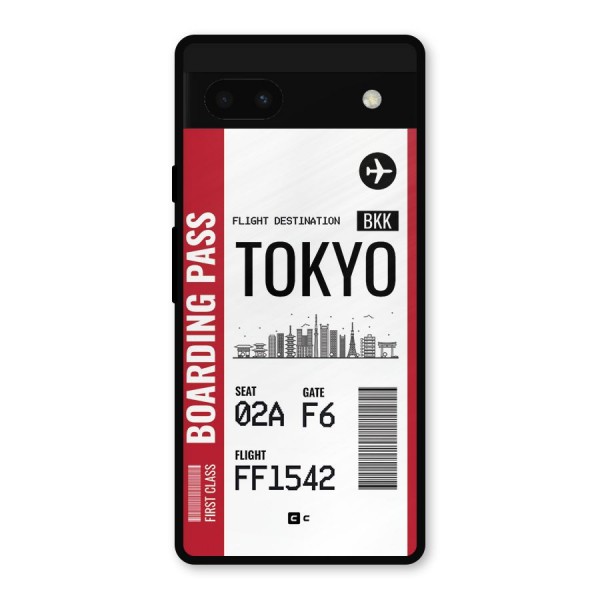 Tokyo Boarding Pass Metal Back Case for Google Pixel 6a