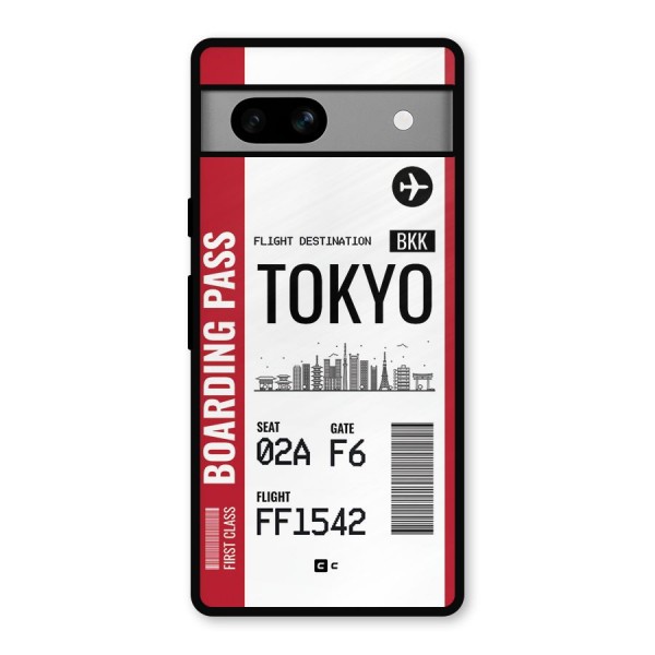 Tokyo Boarding Pass Metal Back Case for Google Pixel 7a