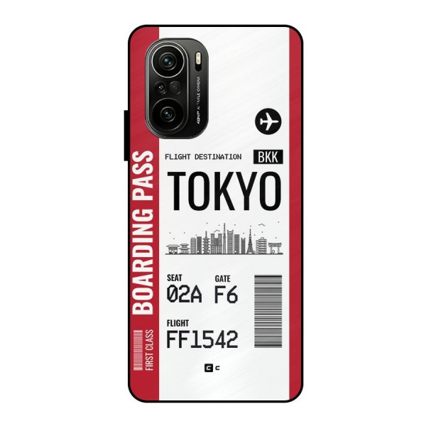 Tokyo Boarding Pass Metal Back Case for Mi 11X Pro