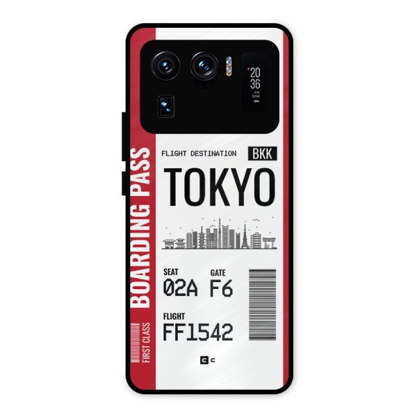 Tokyo Boarding Pass Metal Back Case for Mi 11 Ultra