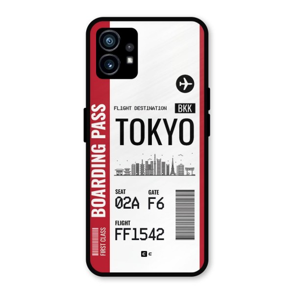 Tokyo Boarding Pass Metal Back Case for Nothing Phone 1