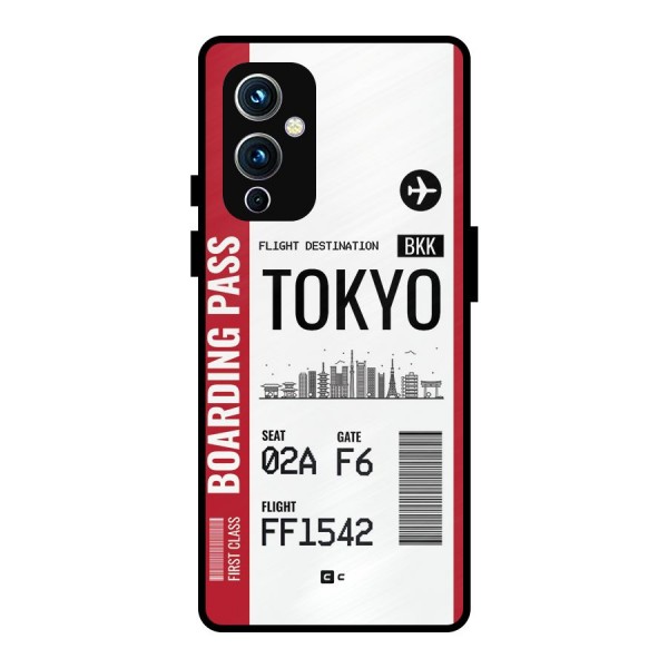 Tokyo Boarding Pass Metal Back Case for OnePlus 9