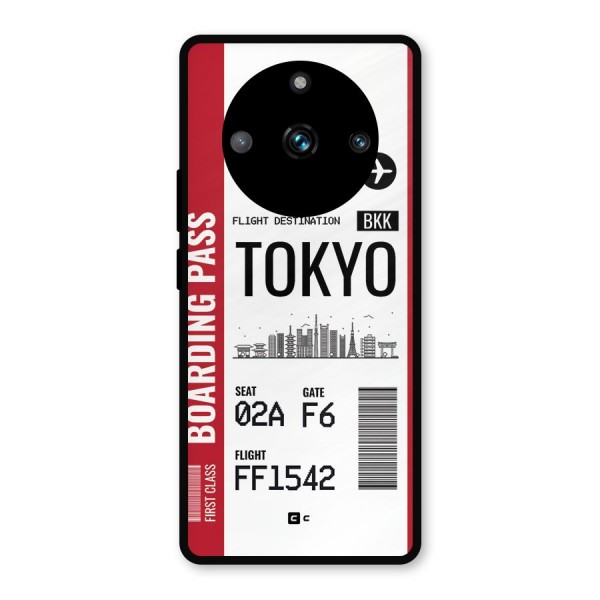 Tokyo Boarding Pass Metal Back Case for Realme 11 Pro