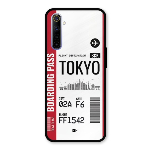 Tokyo Boarding Pass Metal Back Case for Realme 6