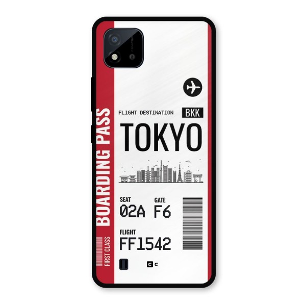 Tokyo Boarding Pass Metal Back Case for Realme C11 2021