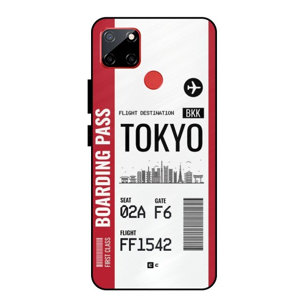 Tokyo Boarding Pass Metal Back Case for Realme C12