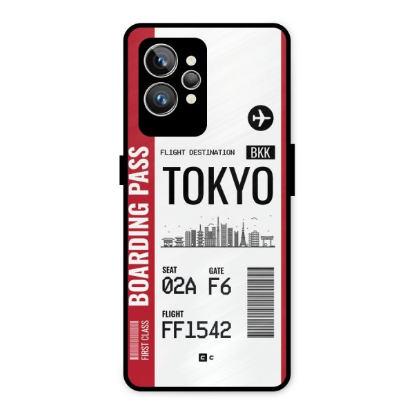 Tokyo Boarding Pass Metal Back Case for Realme GT2 Pro