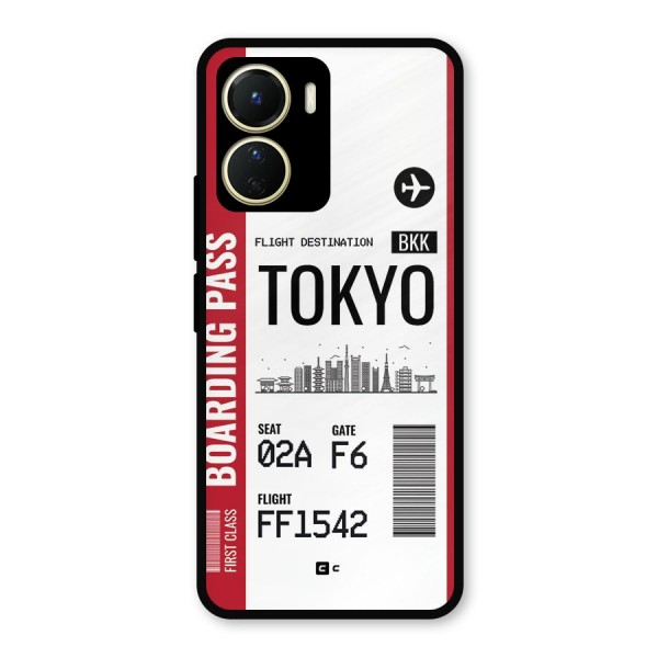 Tokyo Boarding Pass Metal Back Case for Vivo Y56