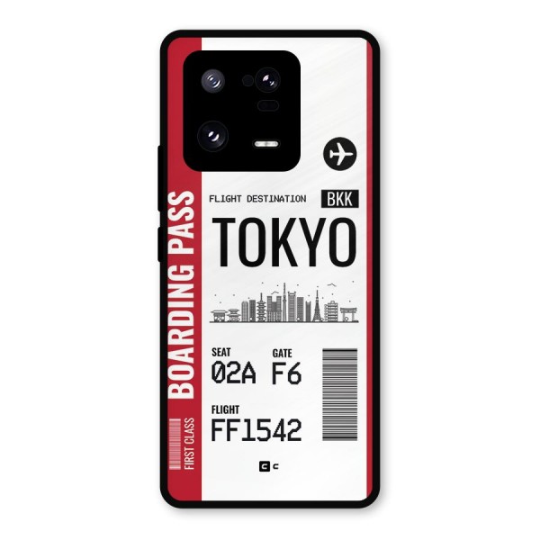 Tokyo Boarding Pass Metal Back Case for Xiaomi 13 Pro