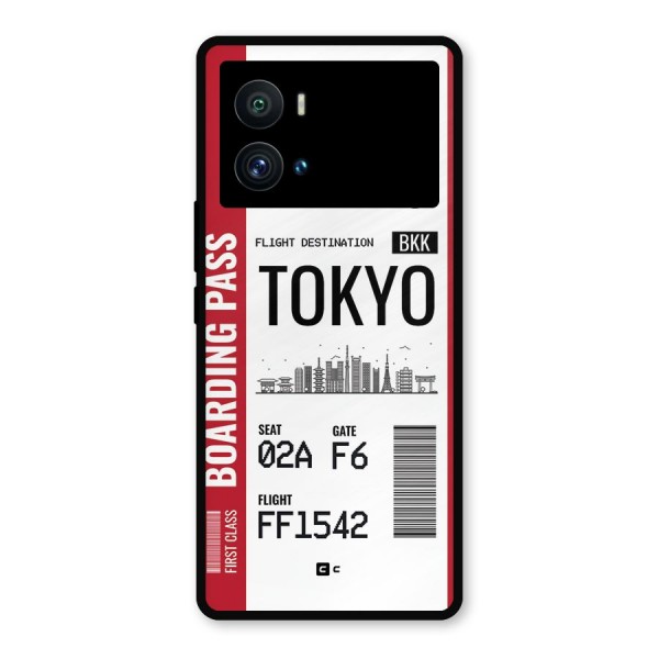 Tokyo Boarding Pass Metal Back Case for iQOO 9 Pro