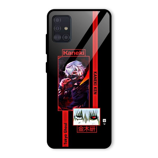 Tokyo Ghoul Kaneki Art Glass Back Case for Galaxy A51