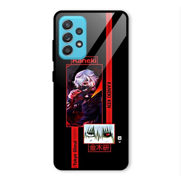 Tokyo Ghoul Kaneki Art Glass Back Case for Galaxy A52