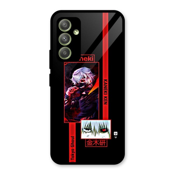 Tokyo Ghoul Kaneki Art Glass Back Case for Galaxy A54