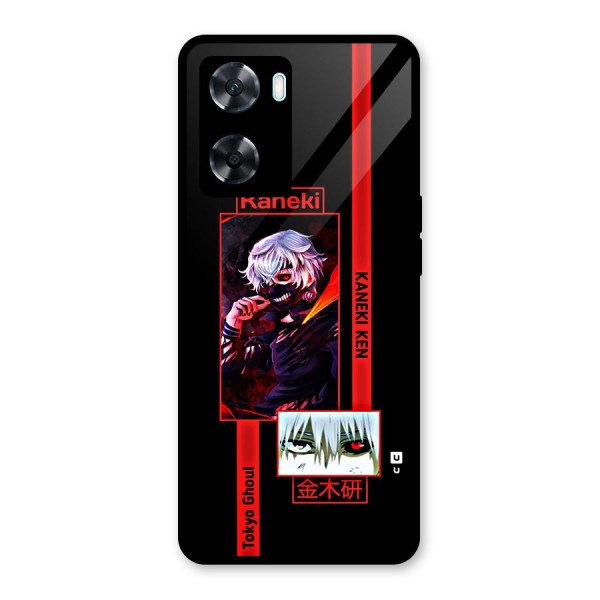 Tokyo Ghoul Kaneki Art Glass Back Case for Oppo A77s