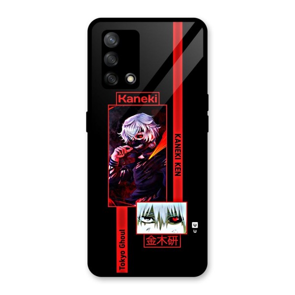 Tokyo Ghoul Kaneki Art Glass Back Case for Oppo F19