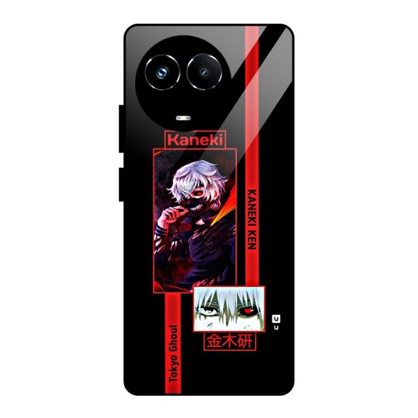 Tokyo Ghoul Kaneki Art Glass Back Case for Realme 11X