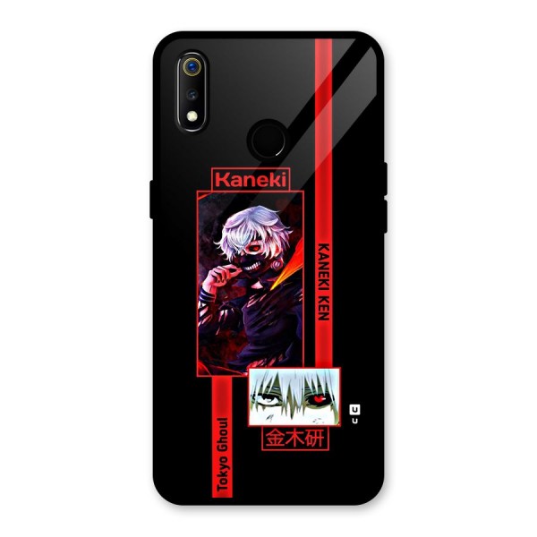 Tokyo Ghoul Kaneki Art Glass Back Case for Realme 3