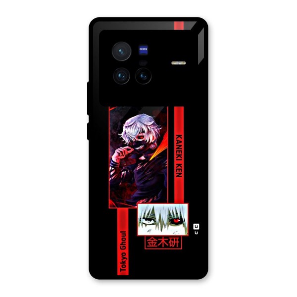 Tokyo Ghoul Kaneki Art Glass Back Case for Vivo X80